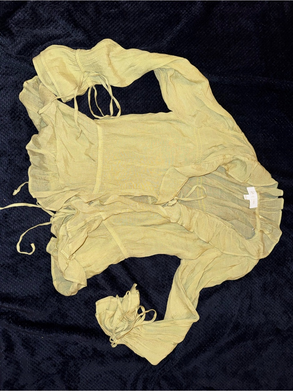 Light Green Women's Wrap Top